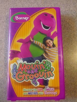 Barney Happy Mad Silly Sad Vhs Tape - - Rare