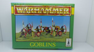 Warhammer Fantasy Wfb Goblins Orc Warriors Rare Oldhammer Sw Oop Mib