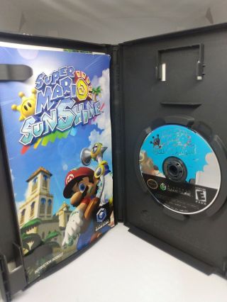 Mario Sunshine (Nintendo GameCube,  2002) -.  Complete CIB RARE GAME 2