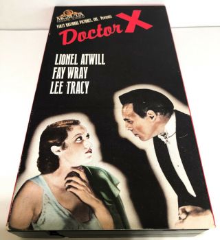 Doctor X Rare Horror Crime Vhs - Fay Wray Mgm Home Video