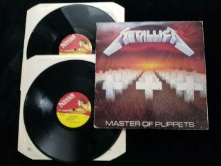 Metallica Master Of Puppets Music For Nations Lp Rare 1986 Uk 1st Pressing Mfn60
