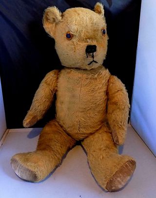 Vintage Golden - Plush Teddy Bear With Hump,  Unknown Maker,  English?