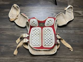 Jt Racing Usa Vintage Chest Protector Rare White And Red