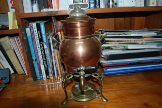 Antique Copper Coffee Percolator " Universal No.  6 " Landers,  Frary & Clark,  Usa