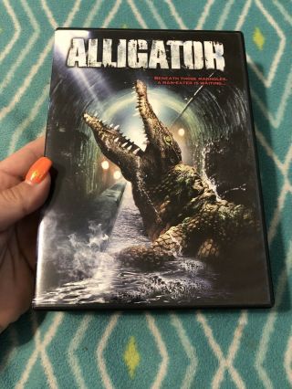 Alligator (dvd,  2007) Horror Robert Forster Henry Silva Htf Rare Oop R1 1980
