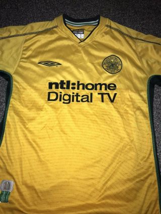 Celtic Away Shirt 2002/03 Small Rare And Vintage 3