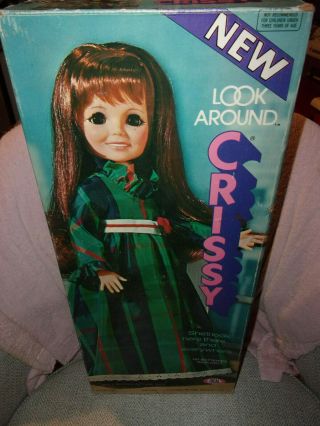 Ideal 1972 Look Around Crissy Doll Empty Box