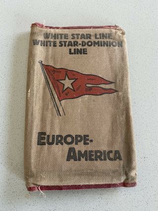 Antique White Star - Dominion Line Document Wallet