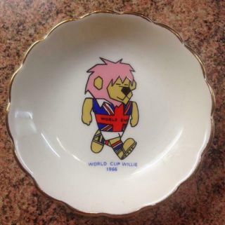 Rare World Cup Willie 1966 Ashtray,  Dish Or Bowl