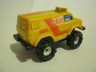 Schaper Mfg.  Yellow Chevy 4x4 Stomper,  non - battery version,  rare (EB20 - 6) 2