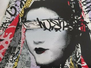 Hush artist sticker set vinyl - graffiti street art print rare limited edition 3