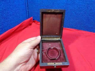 Antique Wood Pocket Watch Case.  Case Only No Watch