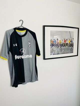 Tottenham Football Shirt Third 3rd 2012 Authentic Rare Size Xl.