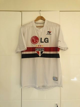 Rare Sao Paulo Football Shirt Adult Med Brazil Season 2005 Topper Camiseta