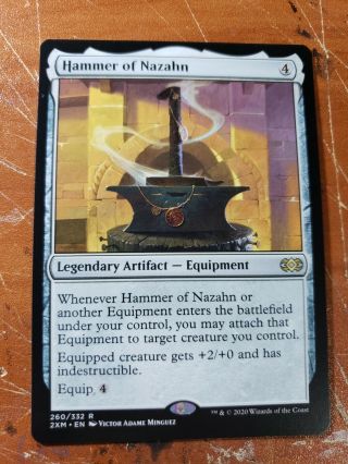 X1 Magic The Gathering Double Masters Hammer Of Nazahn Pack Fresh