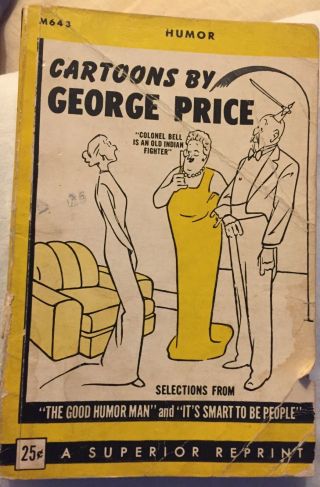 Cartoons By George Price 1945 Rare Wwii World War Two Paperback Selections