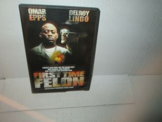 First Time Felon Rare Dvd Chicago Gangs Juvenille Prison Omar Epps Treach 