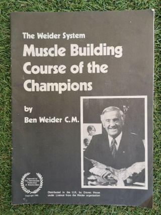 V Rare The Weider System Muscle Building Course Book & 6 Exercise Wallcharts 2
