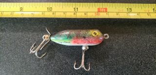 Vintage Heddon Tiny Torpedo Fishing Lure Natural
