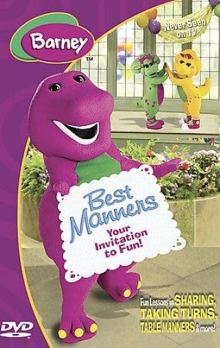 Barney - Barneys Best Manners Rare Kids Dvd With Case & Art Buy 2 Get 1