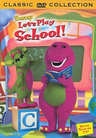 Barney - Lets Play School Rare Kids Dvd With Case & Cover Art Buy 2 Get 1