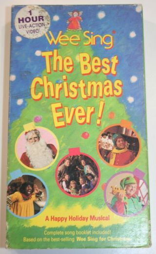 Wee Sing The Best Christmas Ever Vhs Live Video A Happy Holiday Musical Rare