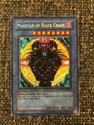 Yugioh Magician Of Black Chaos Pp01 En001 Secret Rare Exc/nm Fast