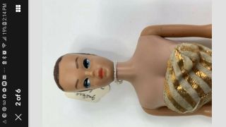 Vintage Barbie Fashion Queen Doll With Swimsuit 3 Wigs,  Stand