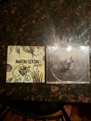 Martin Sexton Rock Cd Booklet And J.  Geils Signed Autographed Cd Case Rare