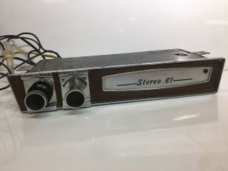Rare Vintage Antique Stereo 67 Verbatone Auto Car Radio Reverb Unit Tenna Corp