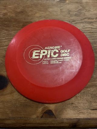 Rare/oop - Disc Golf Disc Aerobie Epic Ultra Long Range Driver