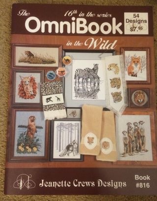 The Omni Book In The Wild Cross Stitch Designs By Jeanette Crew 816