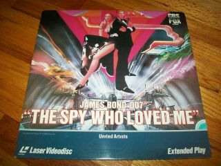 The Spy Who Loved Me Laserdisc Ld Very Rare James Bond