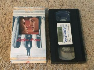 Listen To Me Vhs Rare Kirk Cameron Jamie Gertz Not Available On Dvd Out Of Print
