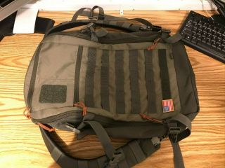 5.  11 Tactical Rapid Quad Zip Pack 28l Backpack - Ranger Green - Rare - Airsoft