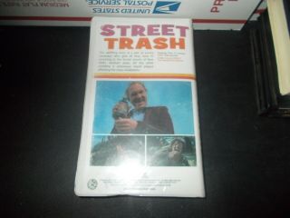Street Trash Horror VHS Convention tape RARE 2