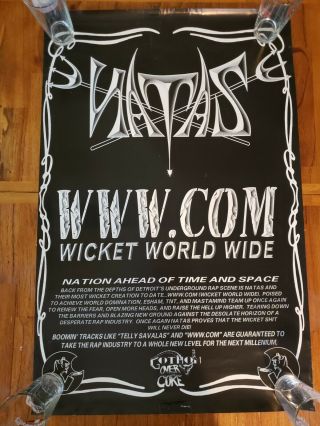 1999? Rare Natas Vintage Poster Wicket World Wide