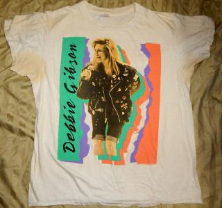 Rare Vintage 1989 Debbie Gibson Concert T Shirt - Electric Youth Size Xl