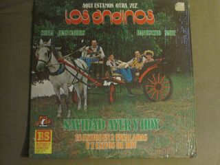 Los Andinos Navidad Ayer Y Hoy Lp Orig 1980 Rare Latin Xmas Vg,  Shrink