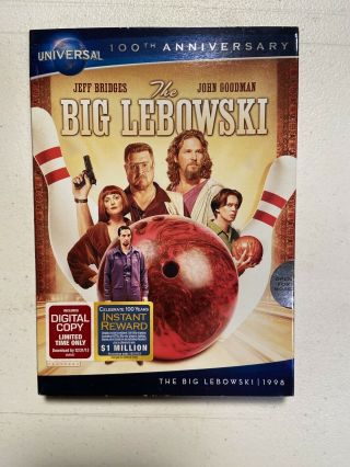 The Big Lebowski (dvd,  2008,  2 - Disc Set) 100th Anniversary Edition Oop/rare