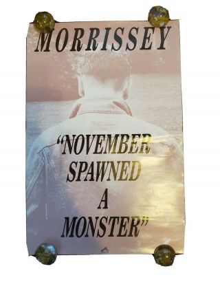 Morrissey November Spawned A Monster Promo Poster Rare The Smiths