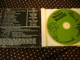 ROBOT MONSTER WEEKEND - FUNERAL CANDY CD RARE PRIVATE PRESS I ' M YOUR DAVY JONES 2
