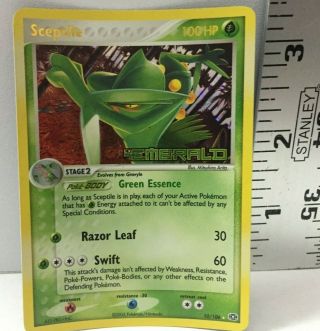 Sceptile Ex Emerald 10/106 Pokemon Card Rare Holo Foil 2005