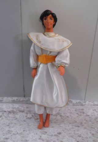 Vintage Disney Aladdin Prince Ali Male Ken Barbie Doll With Outfit 12”
