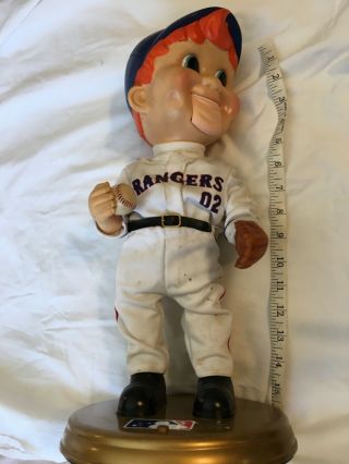 Vintage & Rare Texas Rangers Mlb Collectible Limited Edition Doll Figure