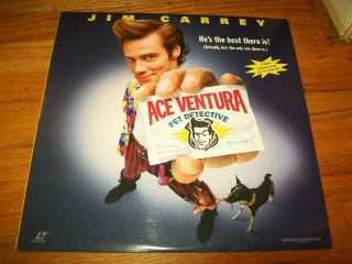 Ace Ventura: Pet Detective Laserdisc Ld Widescreen Format Very Good Very Rare