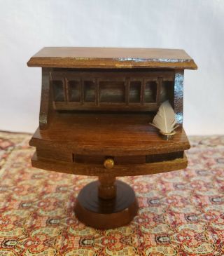 Dollhouse Miniature 1:12 Vintage Writing Desk