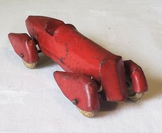 Early All Metal Products Wyandotte Toys Streamlined 6 " Race Car 30 