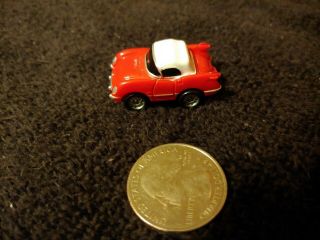Rare Early Vintage Micro Machines 1955 Hot Rod Chevy Corvette 1987 Galoob 113