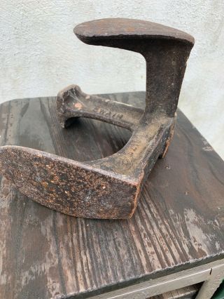 Vintage Swain Size 2 Cast Iron Cobblers Anvil,  Shoe Last,  Door Stop